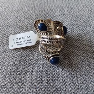 SET of 5 Torrid Rings Size 8